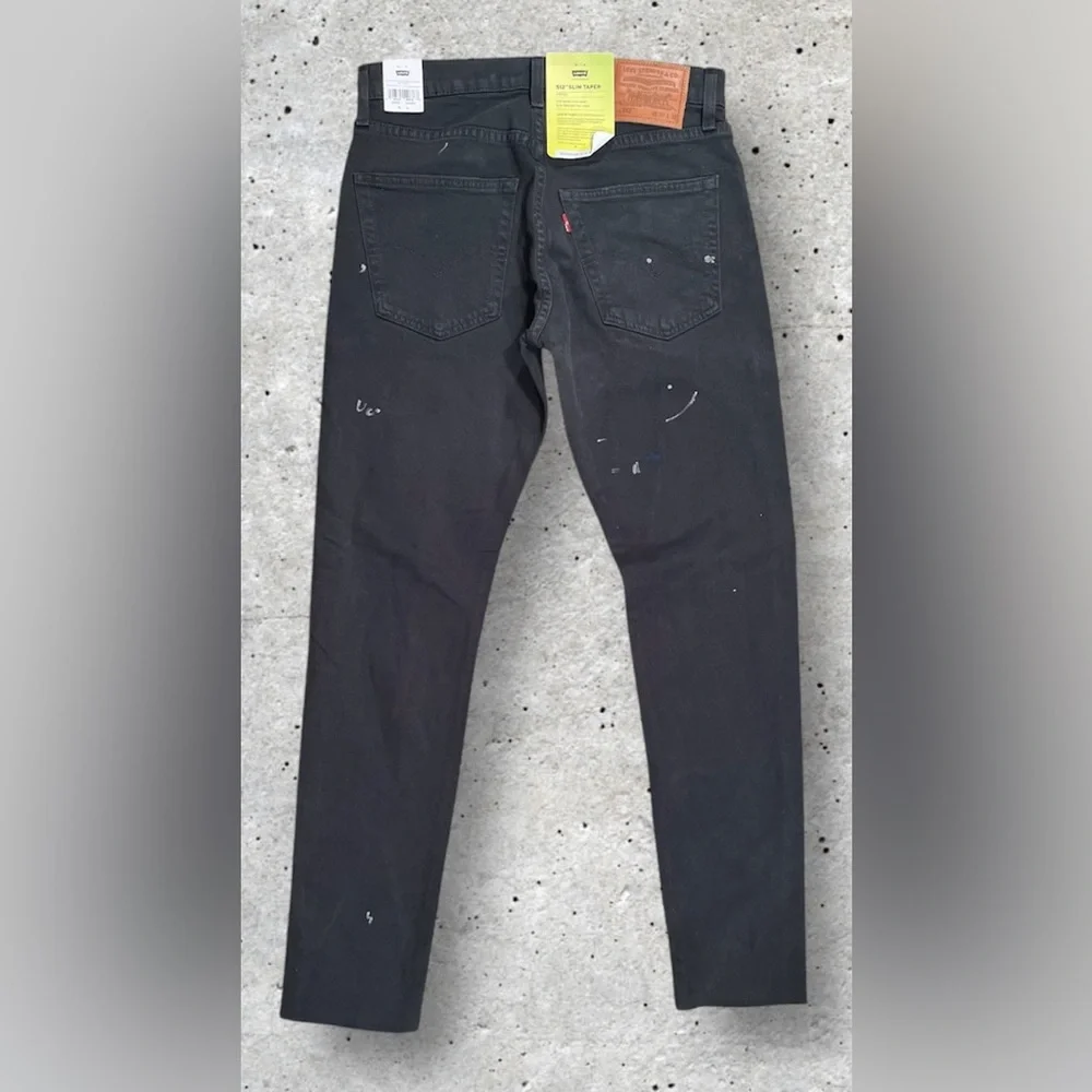 NWT Levi’s Men’s 512 Slim Taper Distressed Jeans